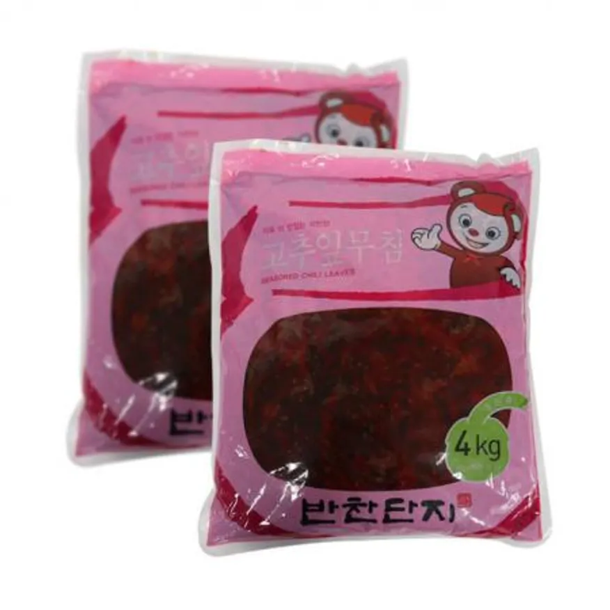 반찬단지 고추잎무침4kg 4개   이미지