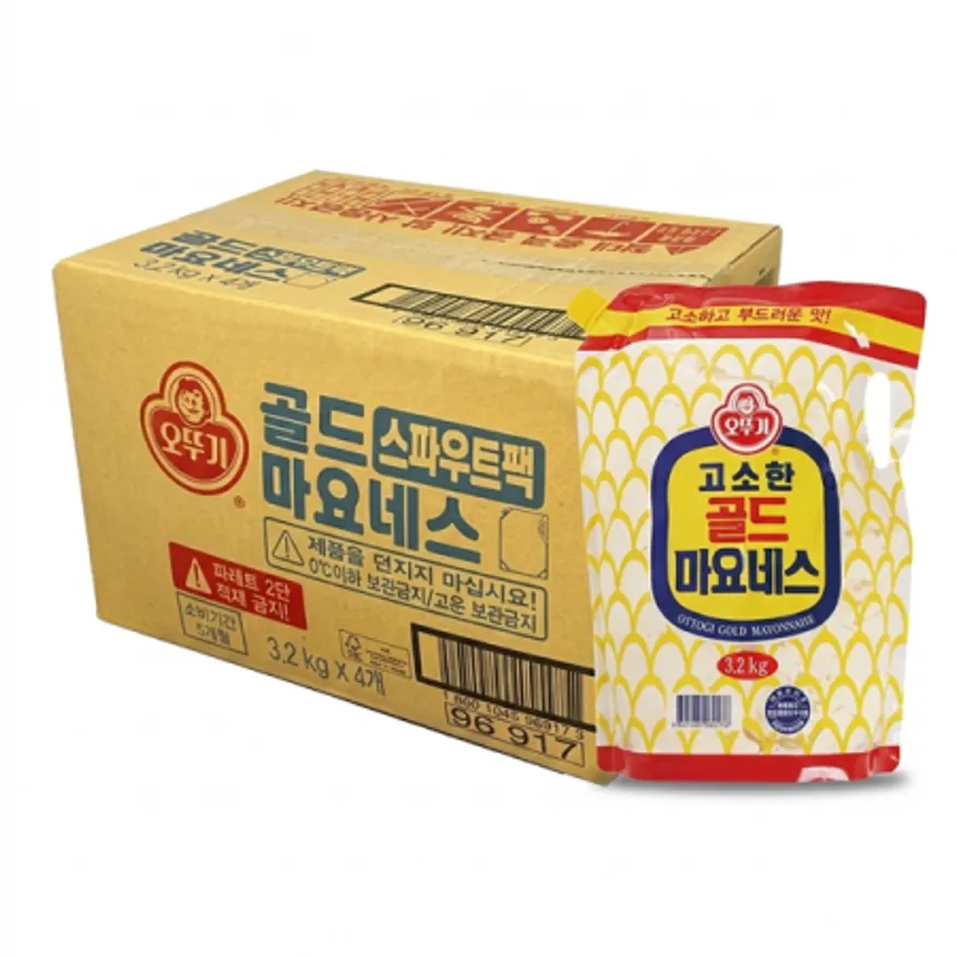 오뚜기 골드마요네즈 스파우트팩3.2Kg 4개 1박스 이미지