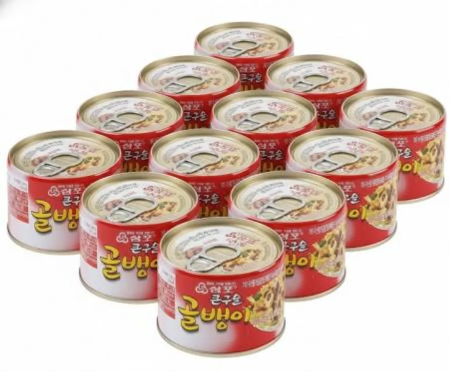 삼포 큰구슬 골뱅이140g 12개 이미지