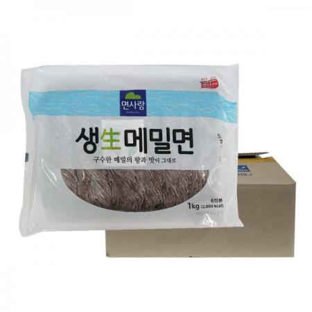 면사랑 생메밀면1kg 10개 1박스 이미지