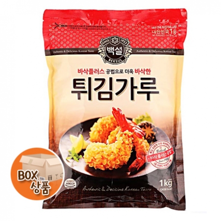 백설 튀김가루1kg 10개 1박스 이미지