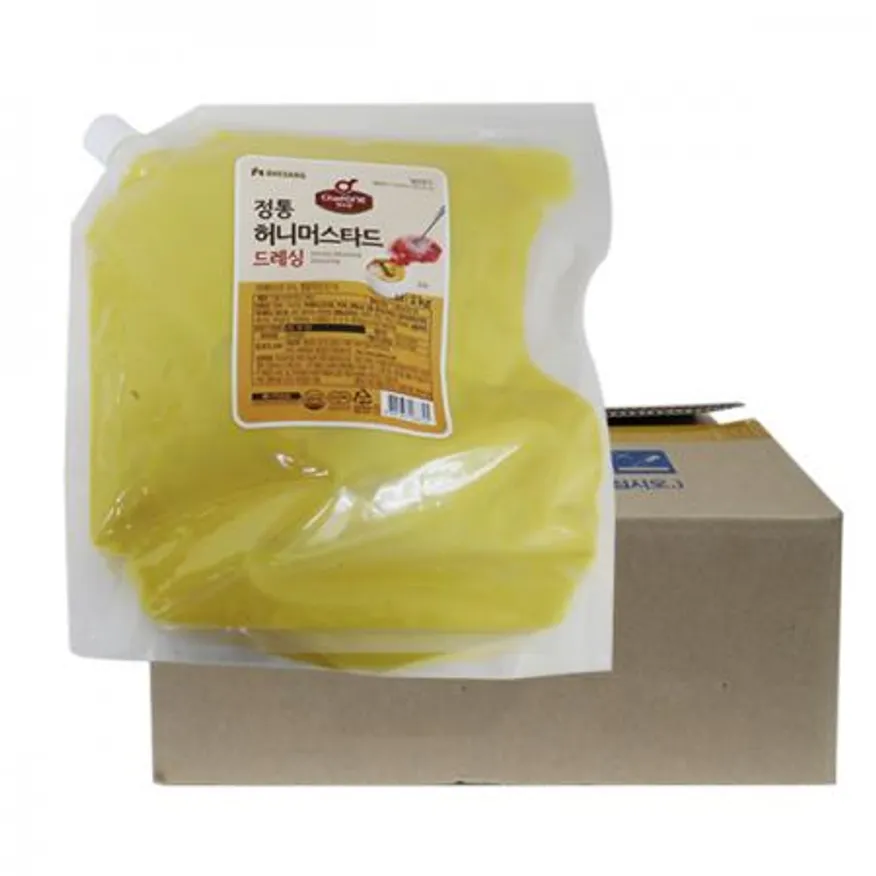 쉐프원 정통 허니머스타드드레싱2kg 5개 1박스 이미지