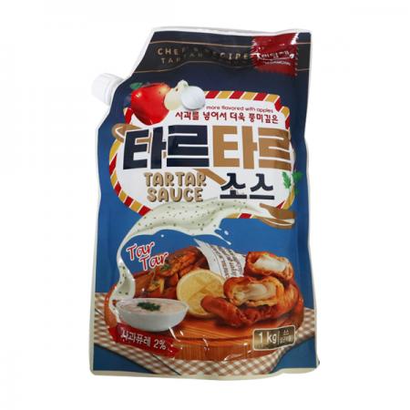미담채 타르타르소스1kg 1개 사과를 넣어서 더욱 풍미깊은 이미지