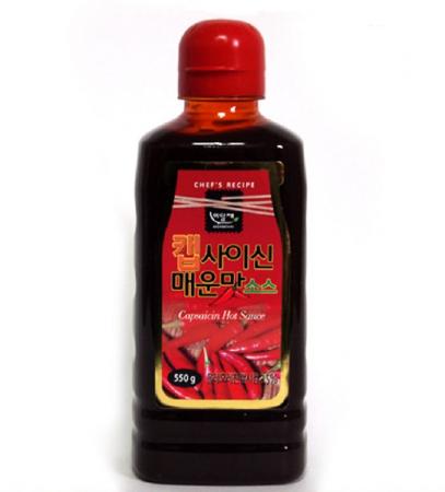 미담채 캡사이신소스 550g 12개 1박스