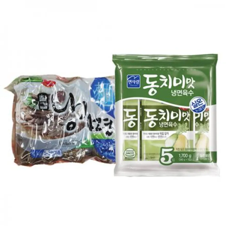 칠갑 냉면사리1kg 1개+ 동치미맛 냉면육수 340g 5개 이미지