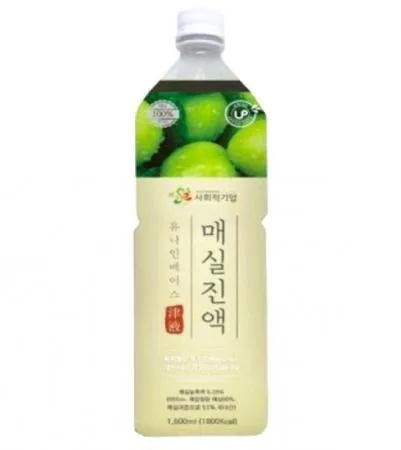 유나인 매실진액 원액1.5L 8개 1박스