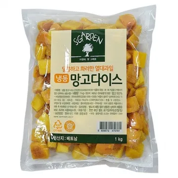 세미원 냉동망고다이스1kg 1개