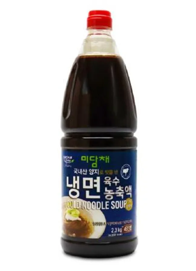미담채 냉면육수 농축액2.3kg 8개 1박스 이미지