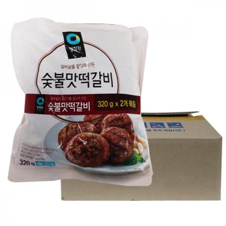 청정원 숯불맛떡갈비320g 2개   이미지