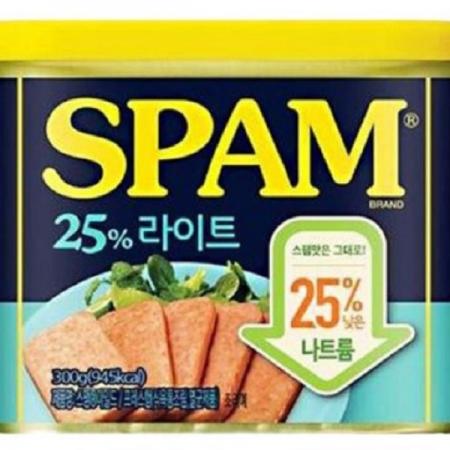 백설 스팸 25% 라이트300g 1개