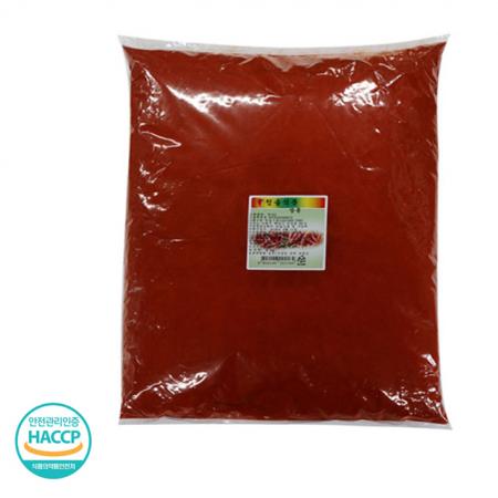 청솔식품 장용 고추가루4kg 햇썹인증 짬뽕용 이미지