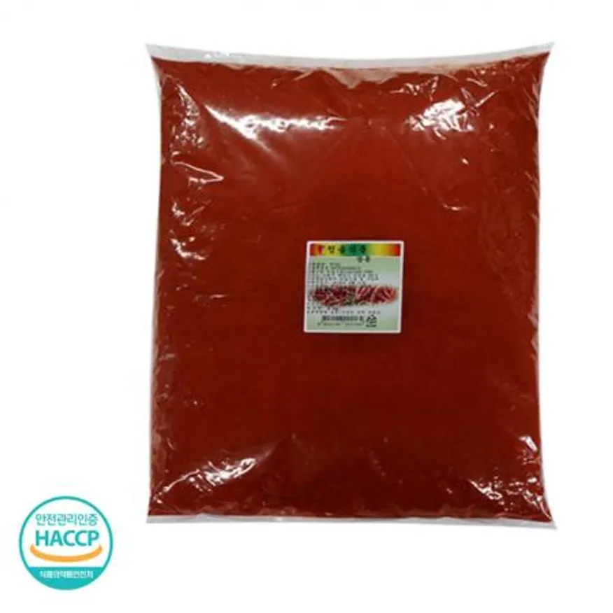 청솔식품 장용 고추가루4kg 햇썹인증 짬뽕용 이미지
