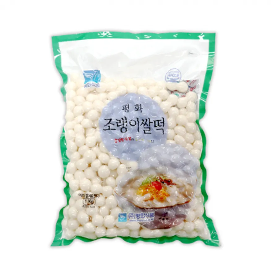 평화 조랭이쌀떡1kg 1개 호박죽 팥죽 이미지
