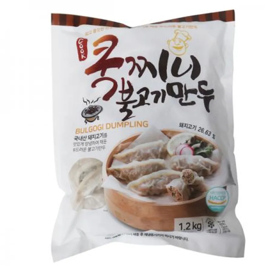 아하 쿡찌니불고기만두1.2kg 이미지
