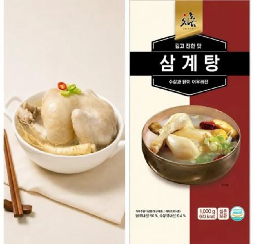 차오름푸드 차홈 삼계탕1k 10개 1박스 이미지