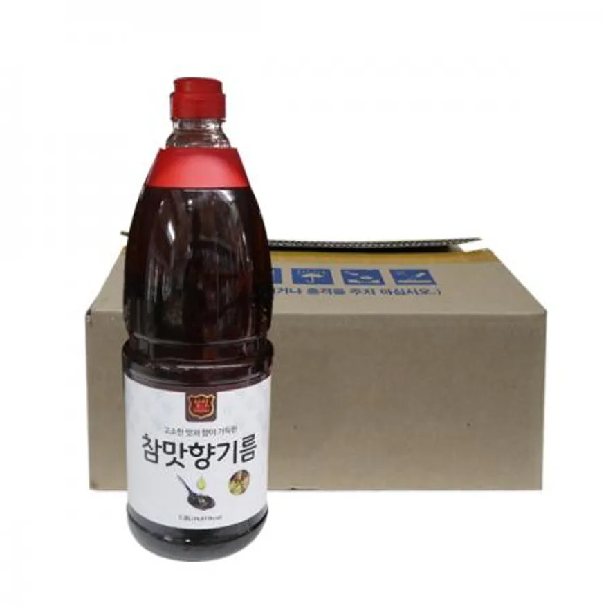 창성식품 달인 참맛향기름 1.8L 12개 1박스 이미지