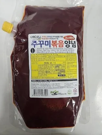 뉴그린푸드 오로지 주꾸미볶음양념2kg 6개 1박스 이미지