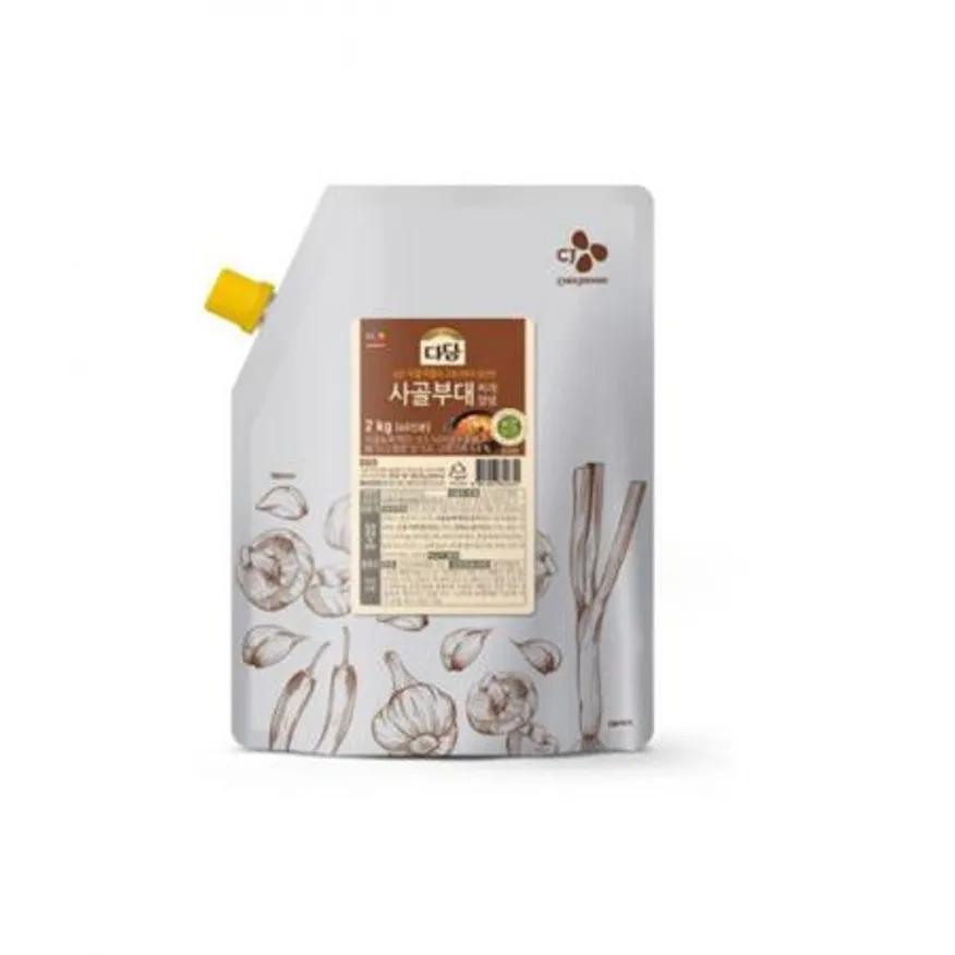 백설 다담 사골부대찌개양념2kg 6개 1박스 이미지