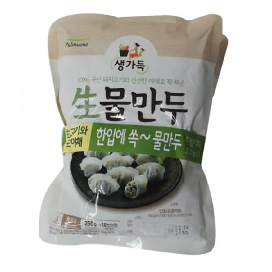 풀무원 생물만두250g x 3ea 이미지