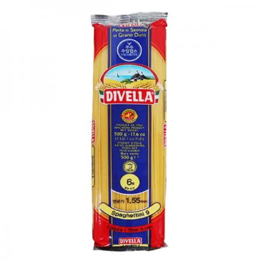 디벨라 스파게티니 500g 9호 /1.55mm 1개 이미지