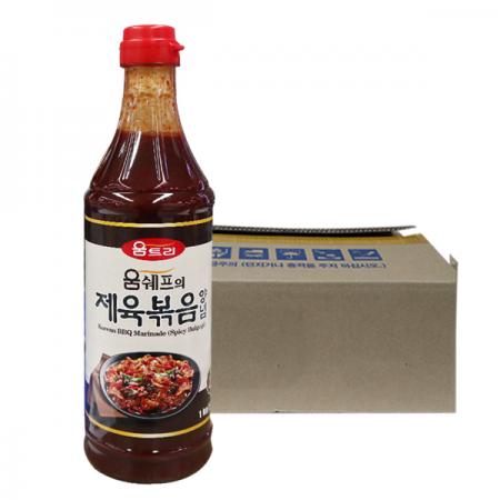 움트리 제육볶음양념1kg 10개 1박스	 이미지