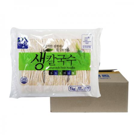 면사랑 생칼국수 1kg 10개 1박스 이미지