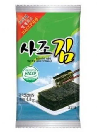 사조 도시락용김 참치김(1.8g 10봉) 24개 1박스   이미지