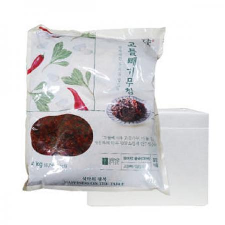 반찬단지 고들빼기무침 4kg 4개 1박스