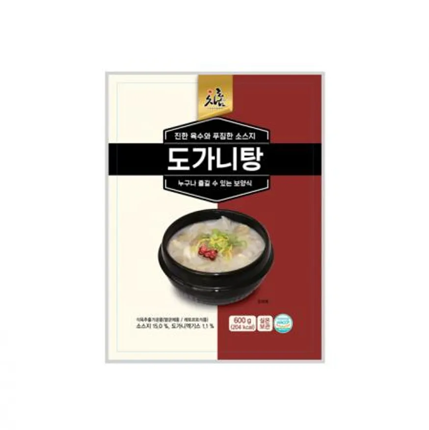 차오름푸드 차홈 도가니탕600g 10개 1박스 이미지