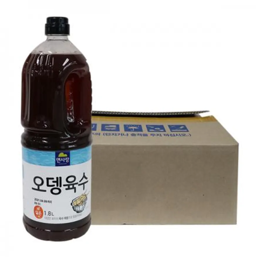 면사랑 오뎅육수1.8L 6개 1박스 이미지