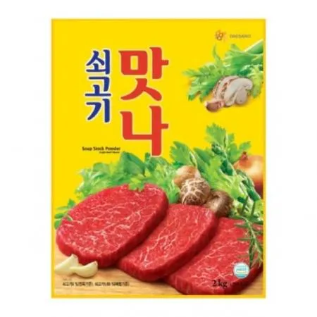 대상 청정원 쇠고기 맛나 2kg 1개
