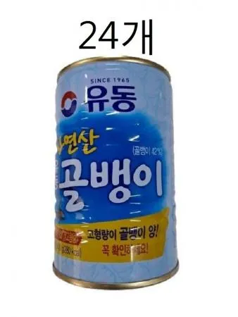 유동 자연골뱅이400g 24캔 1박스  