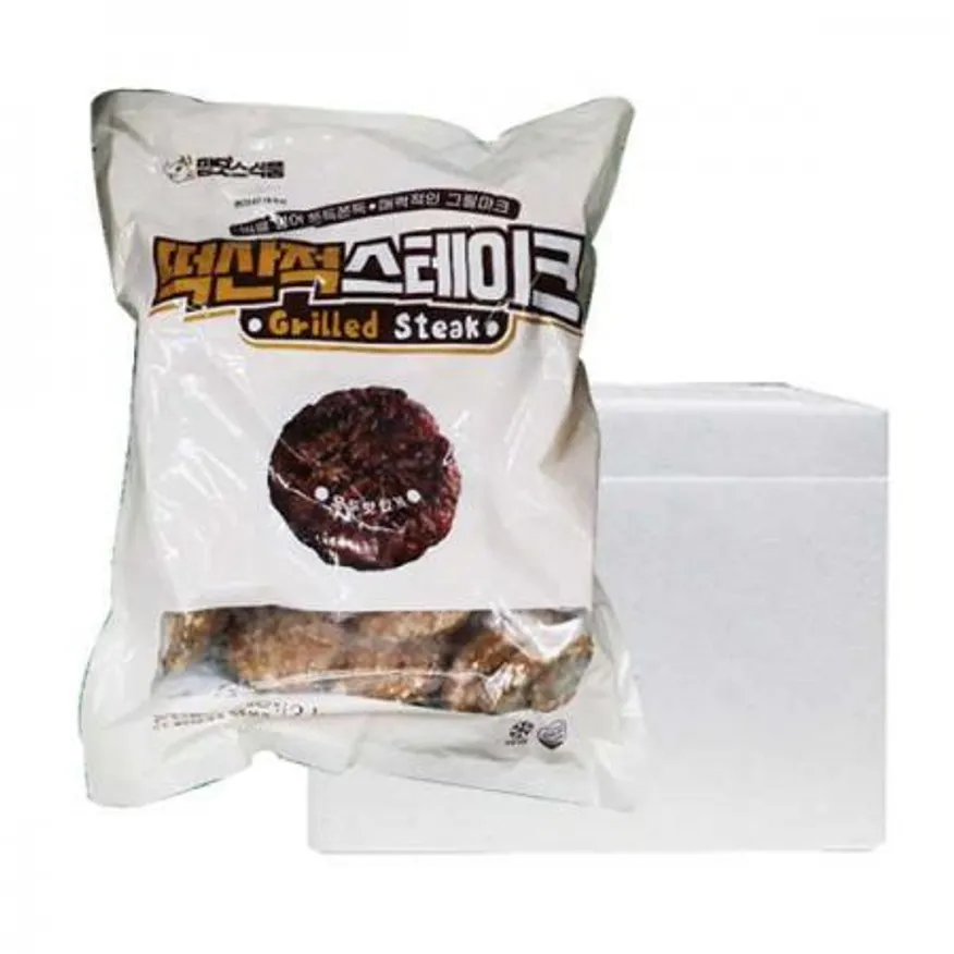 맘모스 떡산적스테이크 2kg 3개 1박스 (60gX약33~34개입) 이미지