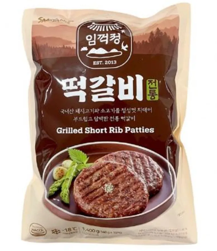 삼양 임꺽정 떡갈비1.4kg 6개 1박스 이미지