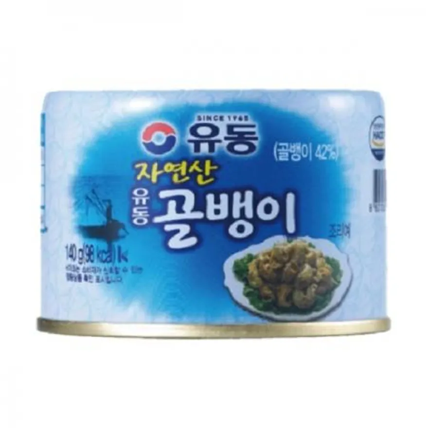 유동 자연산 골뱅이140g 48개 1박스 이미지
