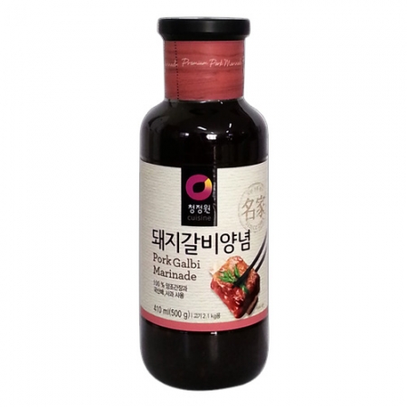 청정원 돼지갈비양념500g 1개