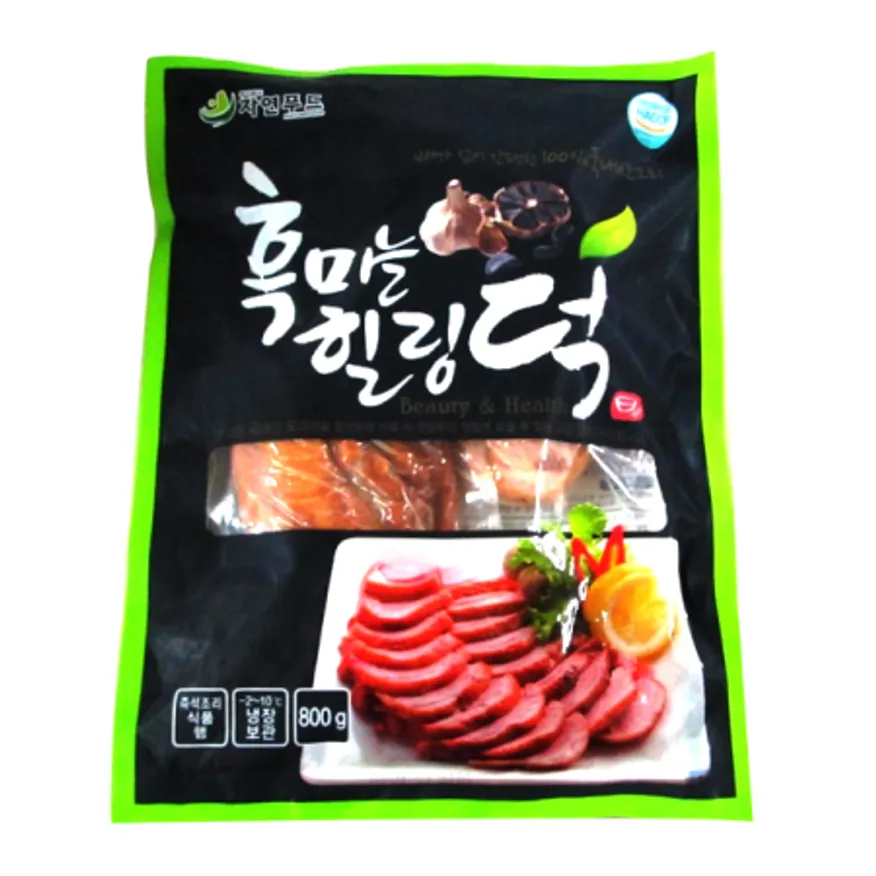 자연푸드 흑마늘 훈제오리슬라이스800g 1개 이미지