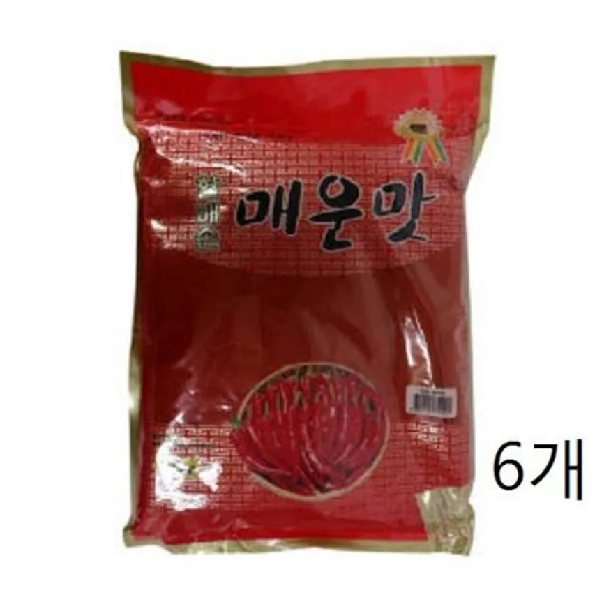 할매손 매운맛 장용고추가루2.5kg 6개 1박스   이미지
