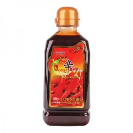 청우 더진한 캡사이신 매운맛소스550g 1개