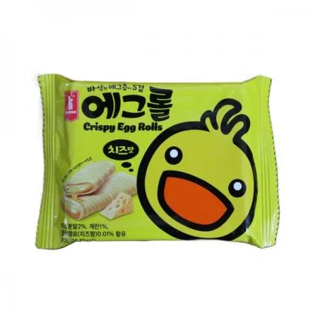  카만 크리스피 에그롤 치즈맛 200g1개 + 계란맛 200g1개 (총 2개) 이미지