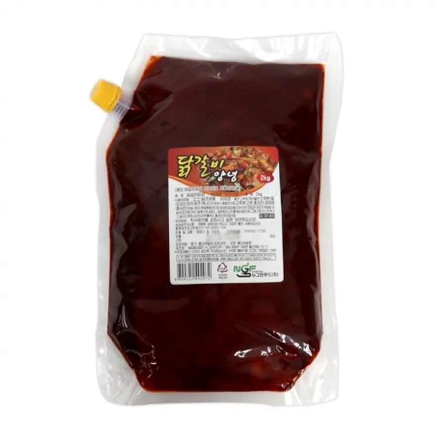 뉴그린 닭갈비양념2k 6개 1박스 이미지