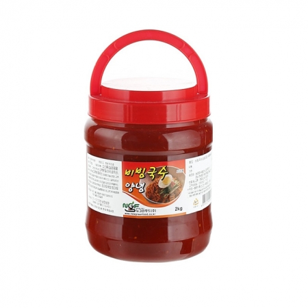 뉴그린 비빔국수양념2kg 6개 1박스 이미지