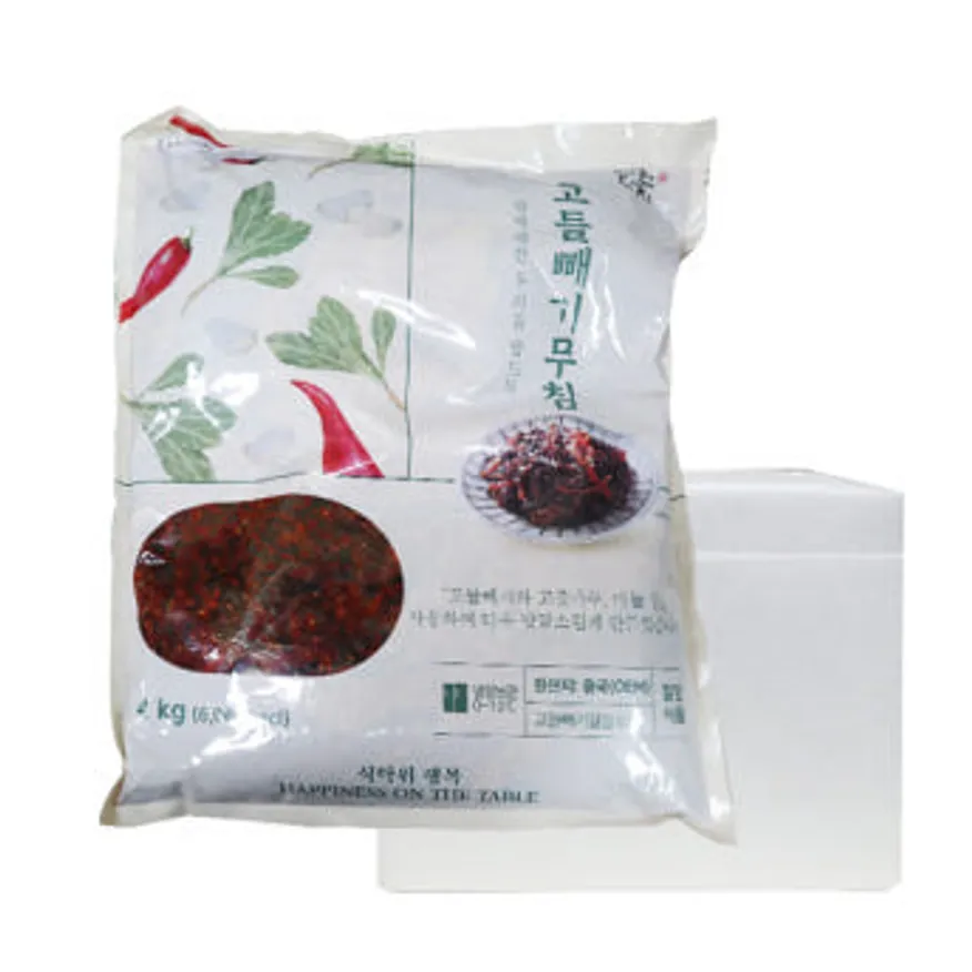 반찬단지 고들빼기무침4kg 4개1박스 이미지
