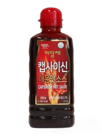미담채 캡사이신 매운맛소스 550g 1개