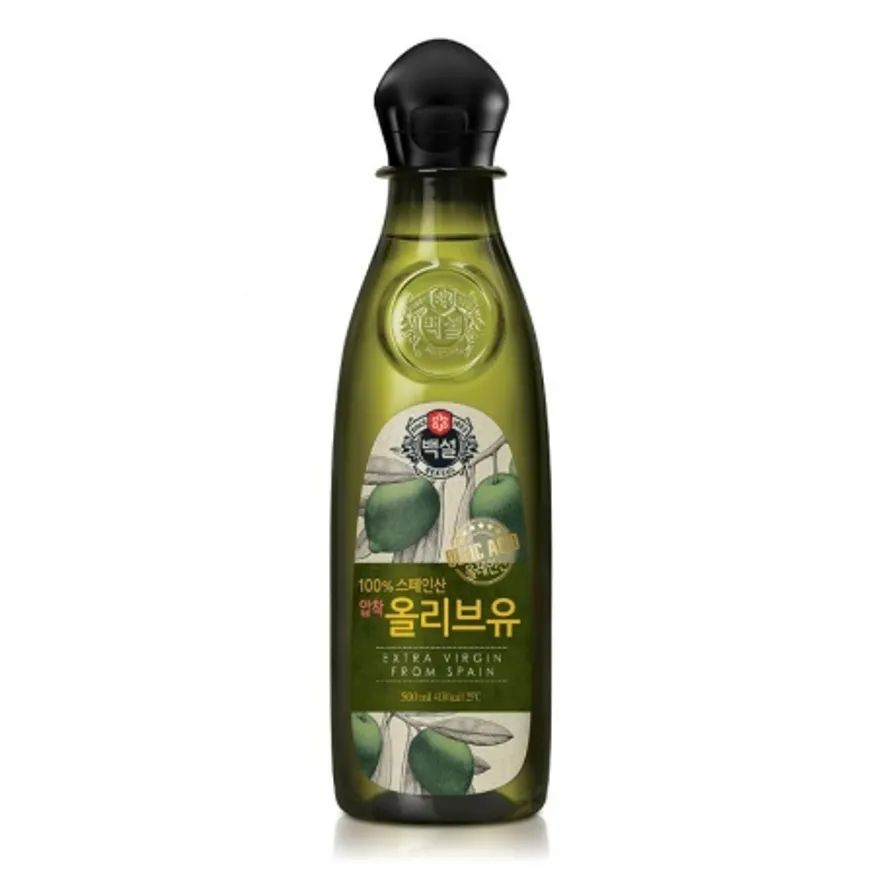 백설 압착올리브유900ml 1개 이미지
