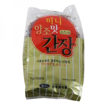 신동원 미니 양조맛간장소스 (6g 200개입) 1개