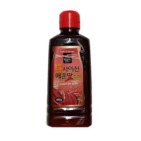 미담채 캡사이신 매운맛소스 550g