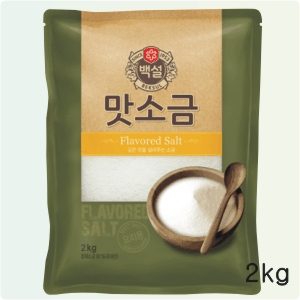 백설 맛소금2kg 국내산소금사용 이미지