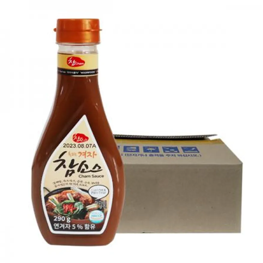 우리식품 겨자참소스 290g 20개 1박스 이미지