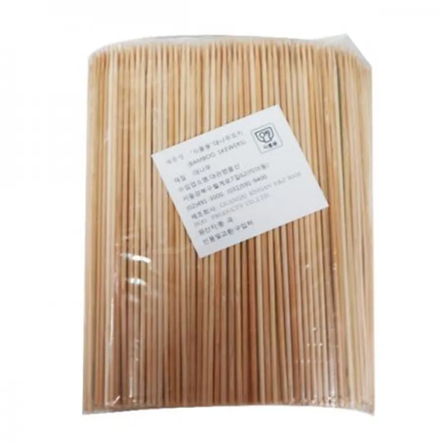 대나무꼬지 2.5mm x 18cm 1000p 1개 이미지